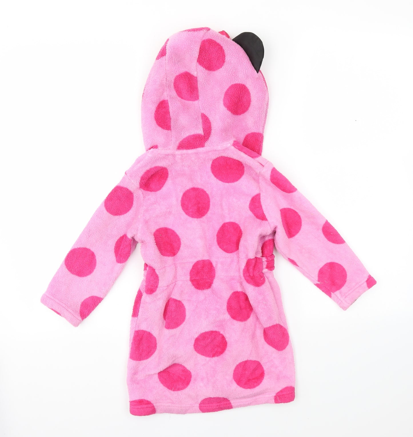 MINI MOUSE Girls Pink Animal Print  Cami Gown Size 18-24 Months