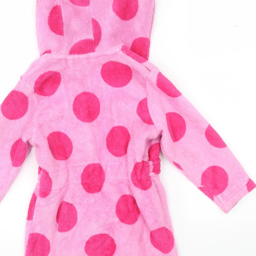 MINI MOUSE Girls Pink Animal Print  Cami Gown Size 18-24 Months