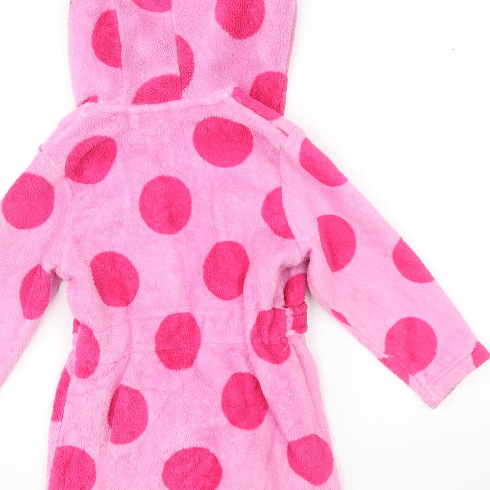 MINI MOUSE Girls Pink Animal Print  Cami Gown Size 18-24 Months
