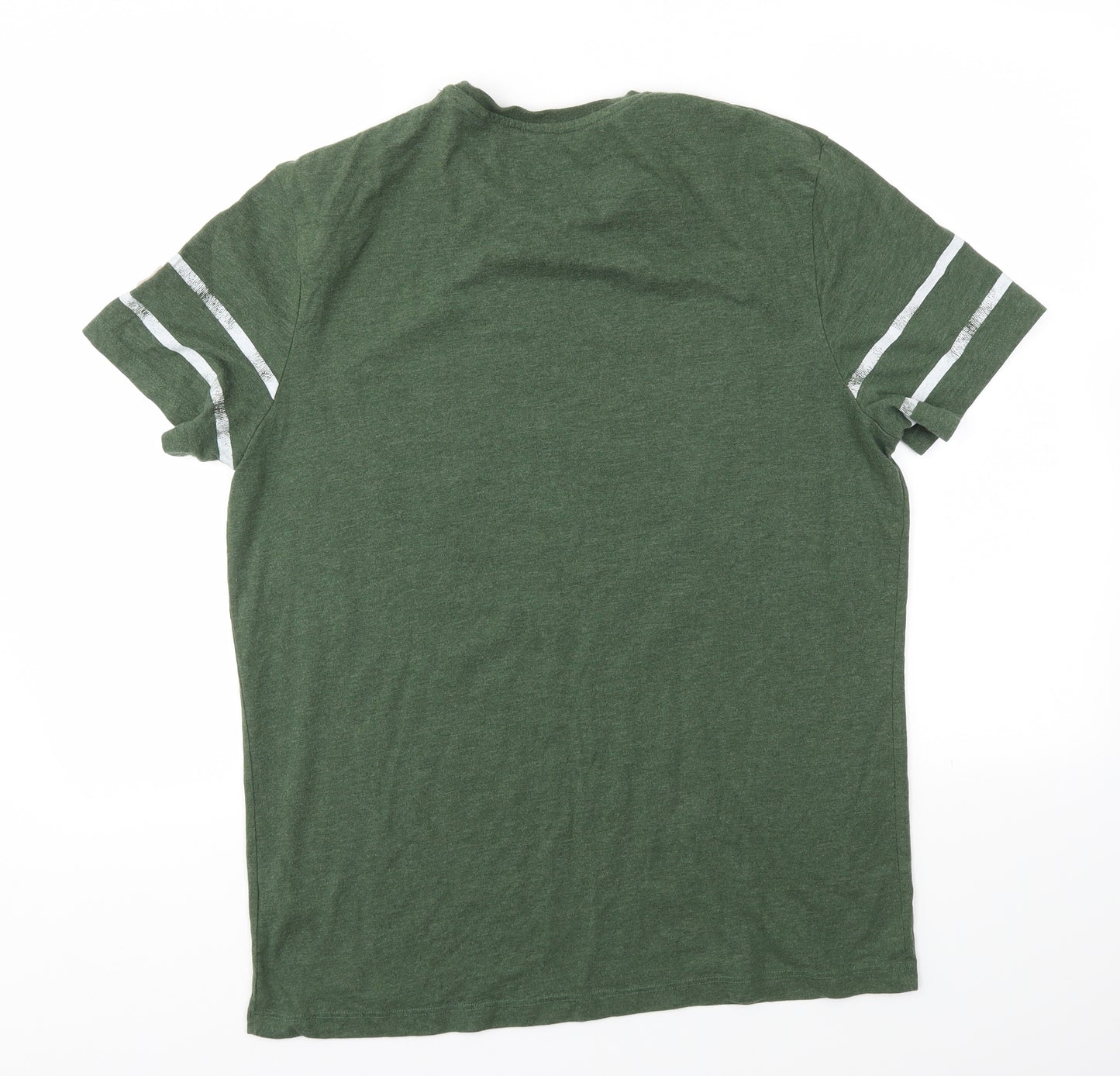 TU Mens Green    T-Shirt Size L