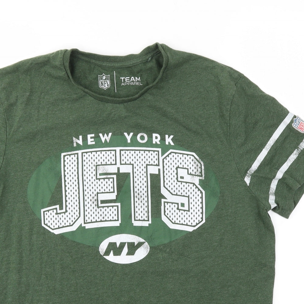 TU Mens Green    T-Shirt Size L