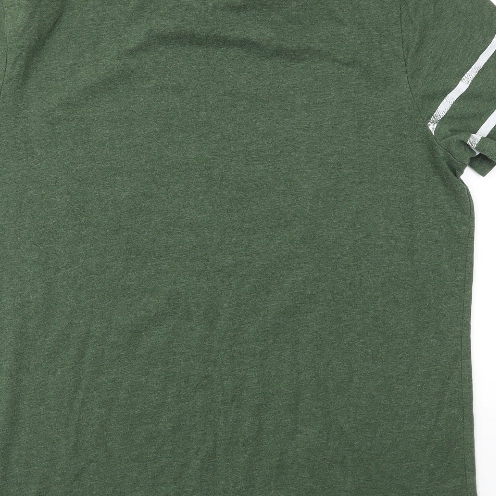 TU Mens Green    T-Shirt Size L