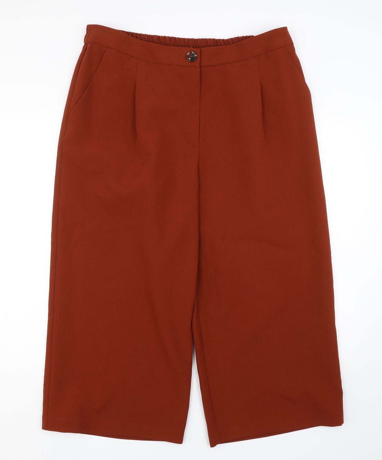George Womens Orange   Cropped Trousers Size 18 L20 in