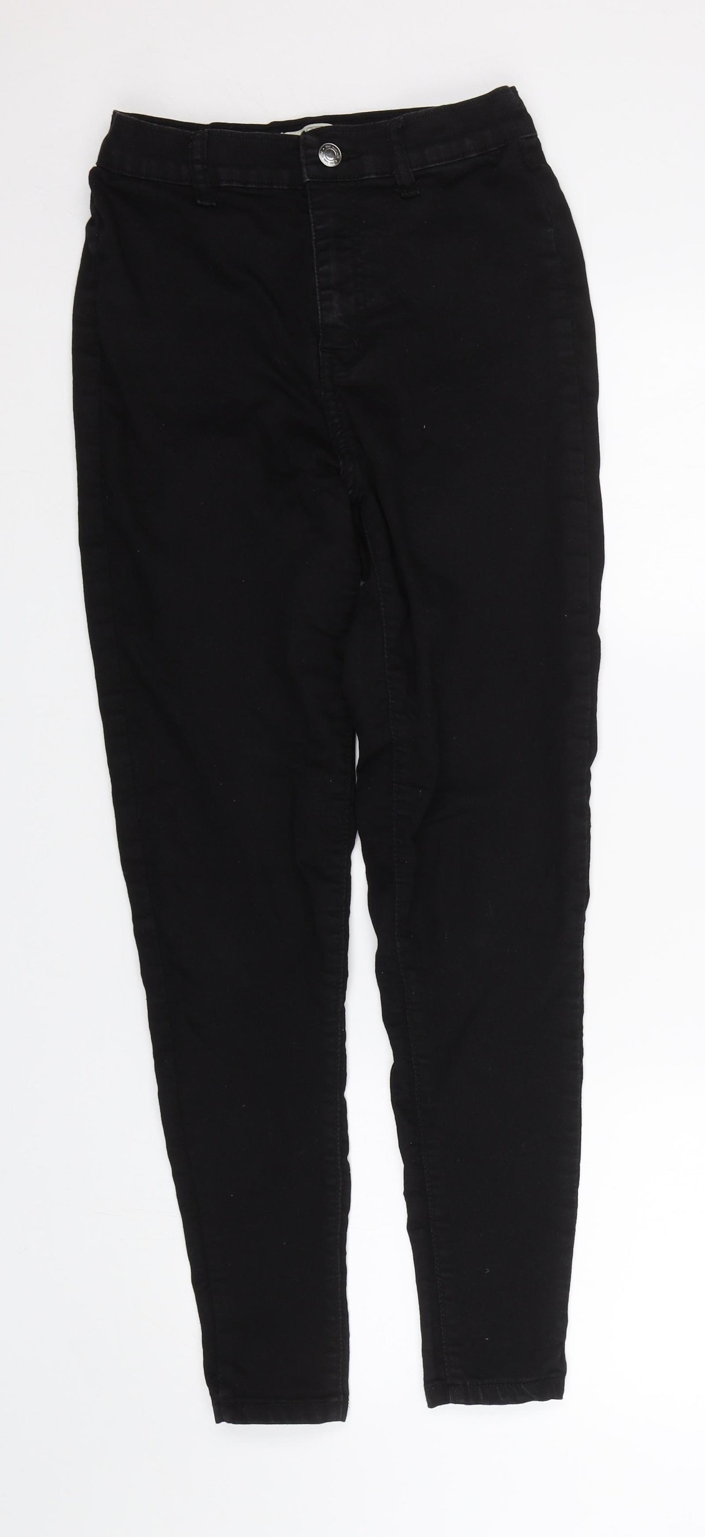 DTT Womens Black  Denim Skinny Jeans Size 8 L27 in