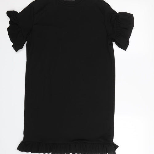 I SAW IT FIRST Womens Black   T-Shirt Dress  Size 8