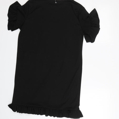 I SAW IT FIRST Womens Black   T-Shirt Dress  Size 8