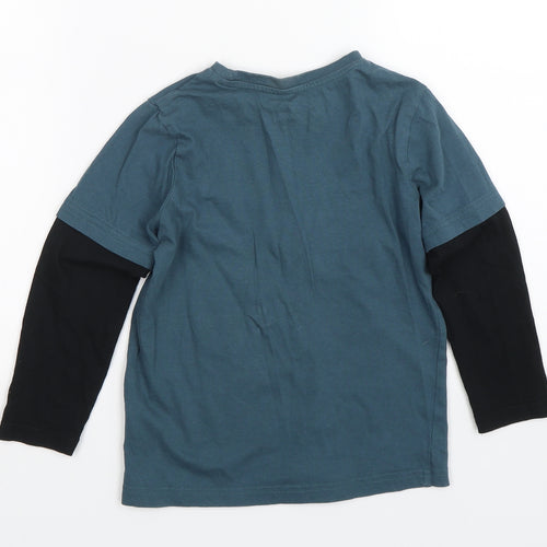 F&F Boys Blue   Basic T-Shirt Size 5-6 Years