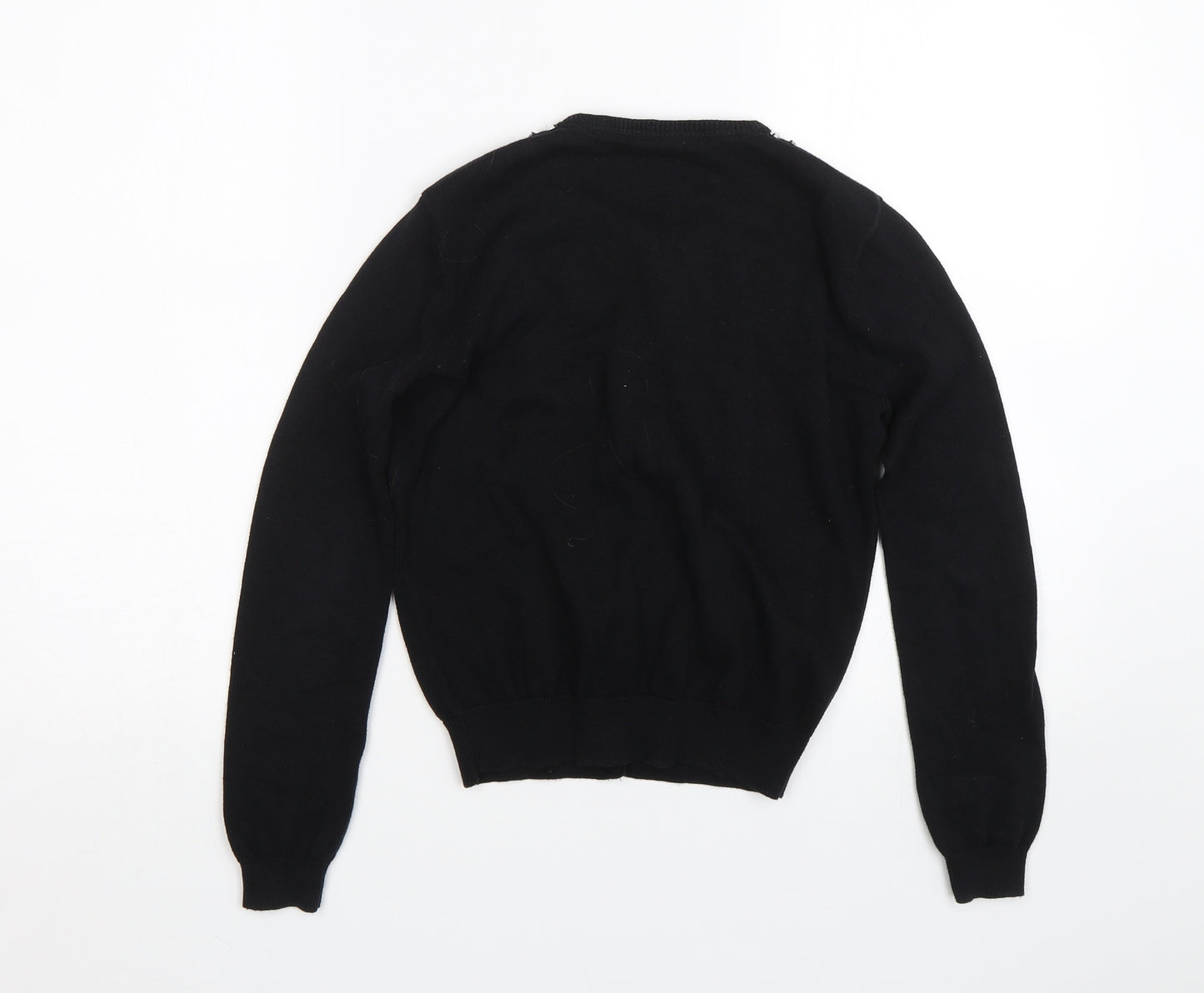 NEXT Girls Black   Cardigan Jumper Size 10-11 Years