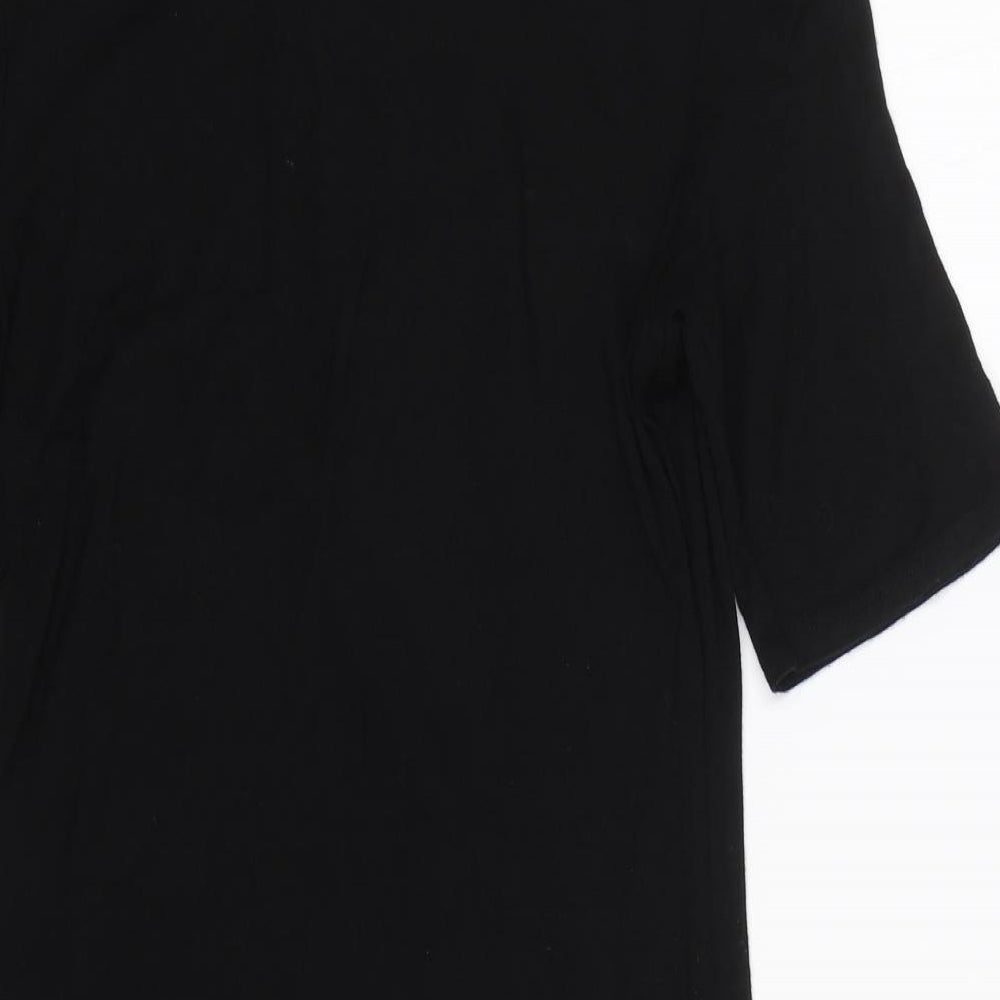 PRETTYLITTLETHING Womens Black   T-Shirt Dress  Size S