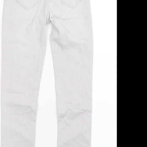 H&M Girls Grey  Denim Jegging Jeans Size 9-10 Years