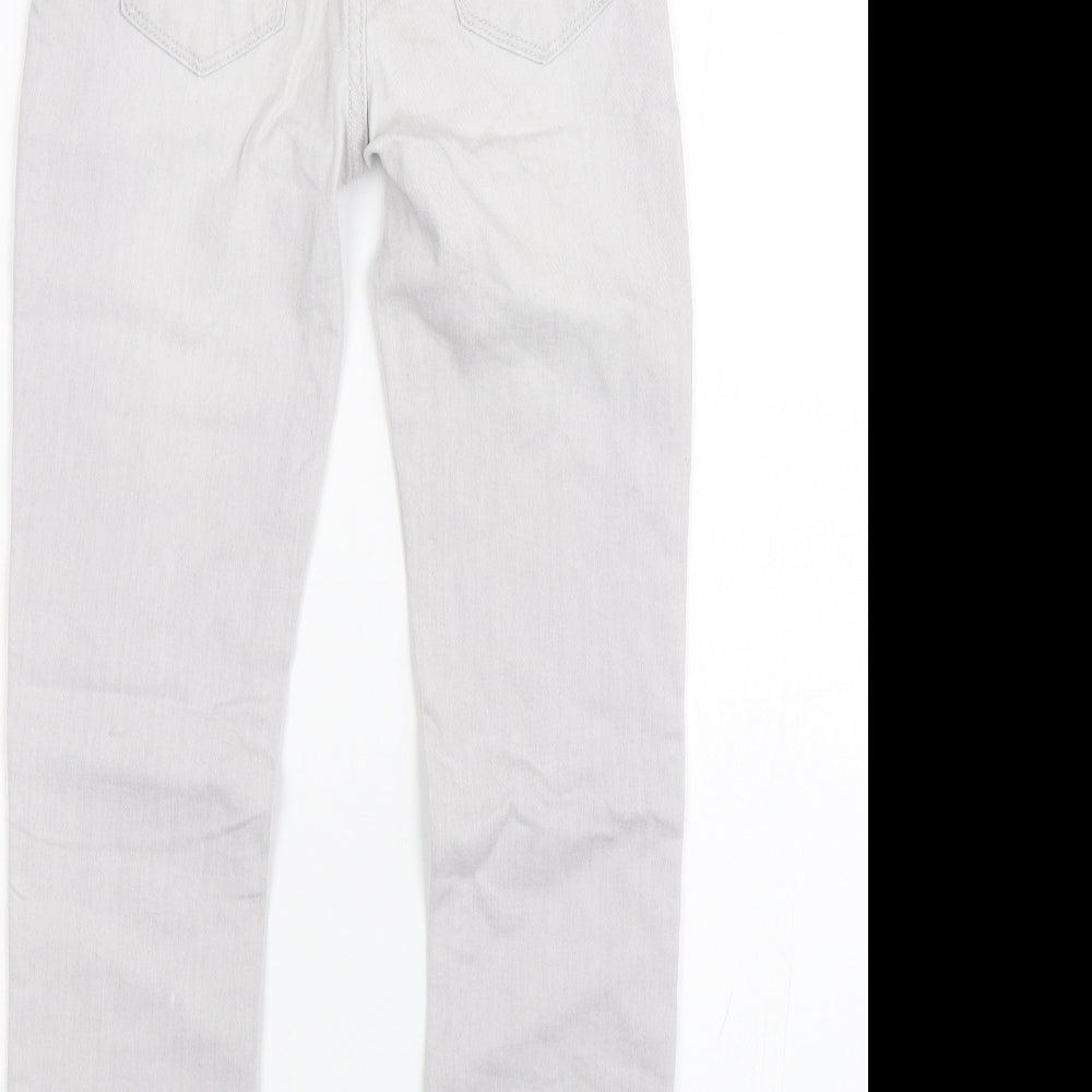 H&M Girls Grey  Denim Jegging Jeans Size 9-10 Years