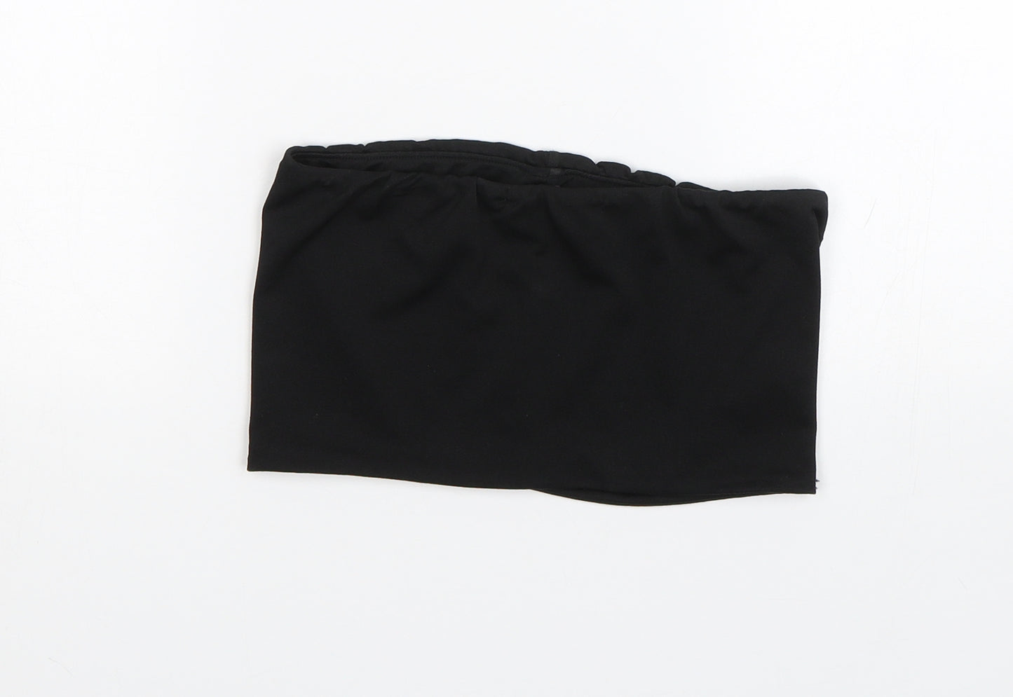 Boohoo Womens Black   Cropped T-Shirt Size 10