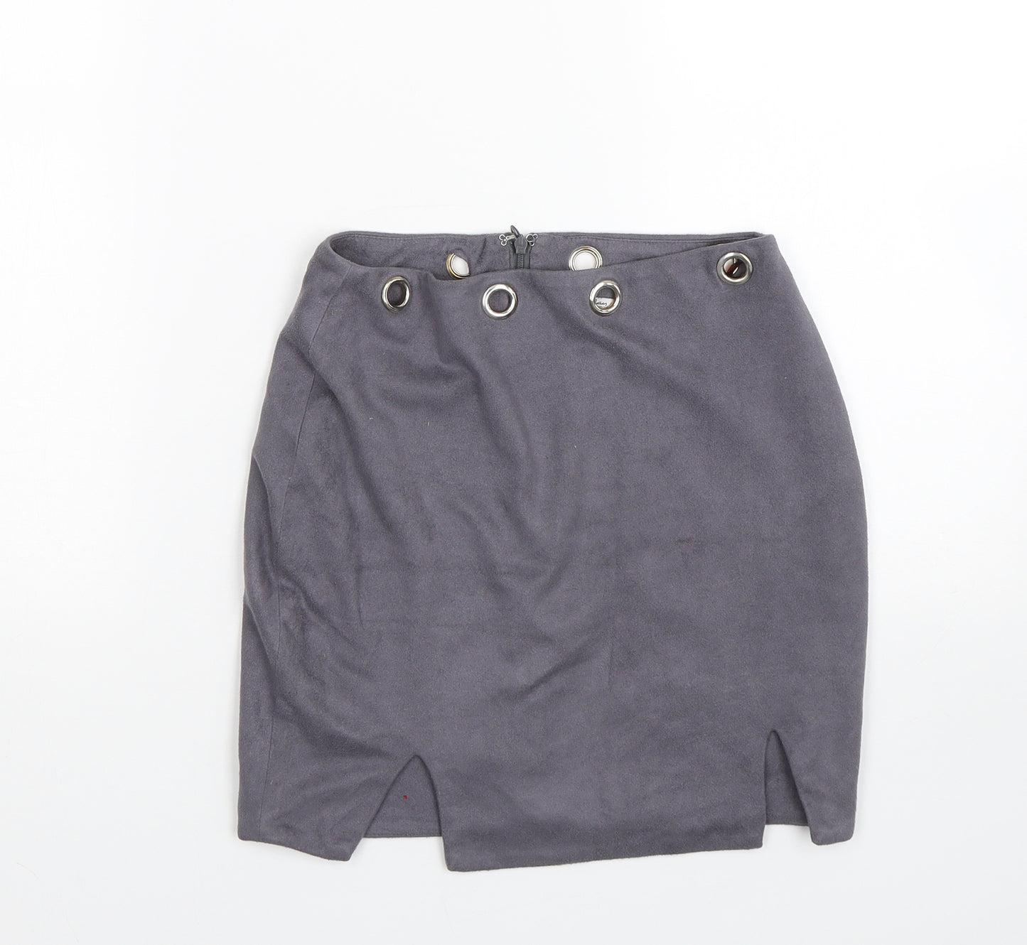 OHPOLLY Womens Grey   Bandage Skirt Size 10