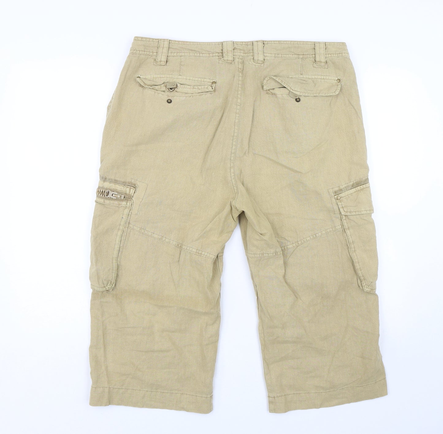 Cedar Wood State Mens Beige   Cargo Shorts Size 36