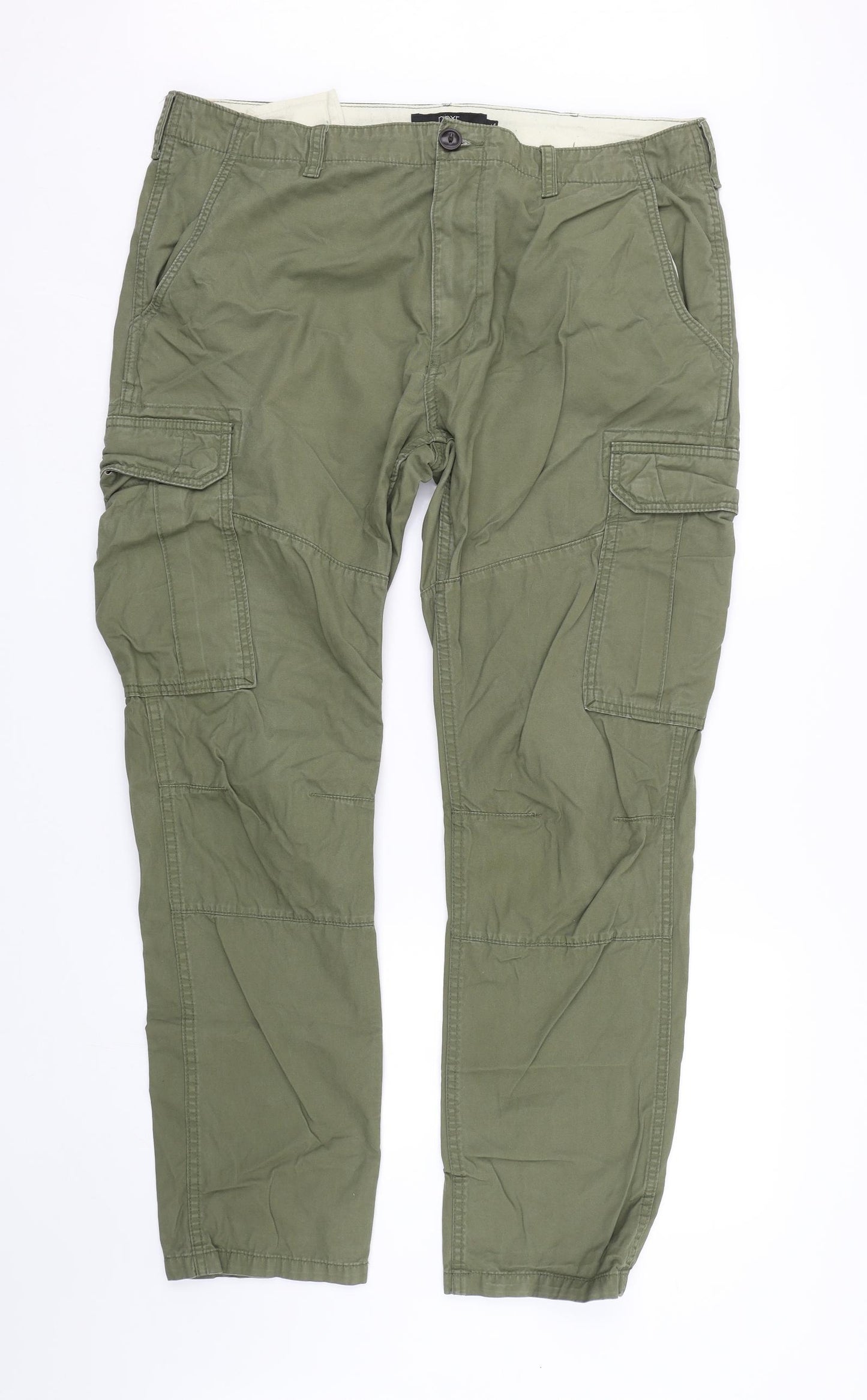 NEXT Mens Green   Cargo Trousers Size 33 L30 in