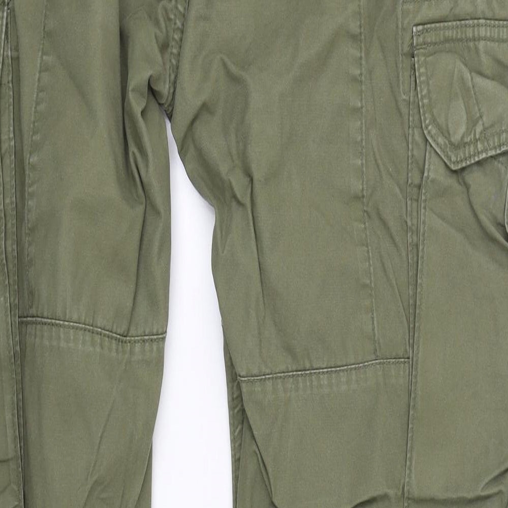 NEXT Mens Green   Cargo Trousers Size 33 L30 in