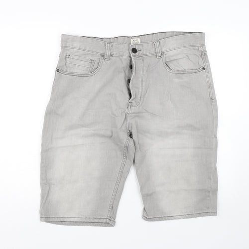 ACW85 Mens Grey   Bermuda Shorts Size 38