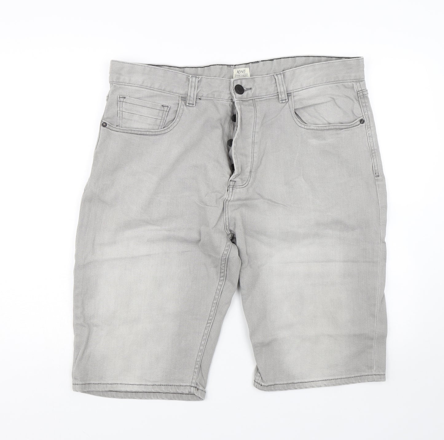 ACW85 Mens Grey   Bermuda Shorts Size 38