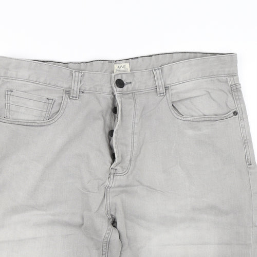 ACW85 Mens Grey   Bermuda Shorts Size 38