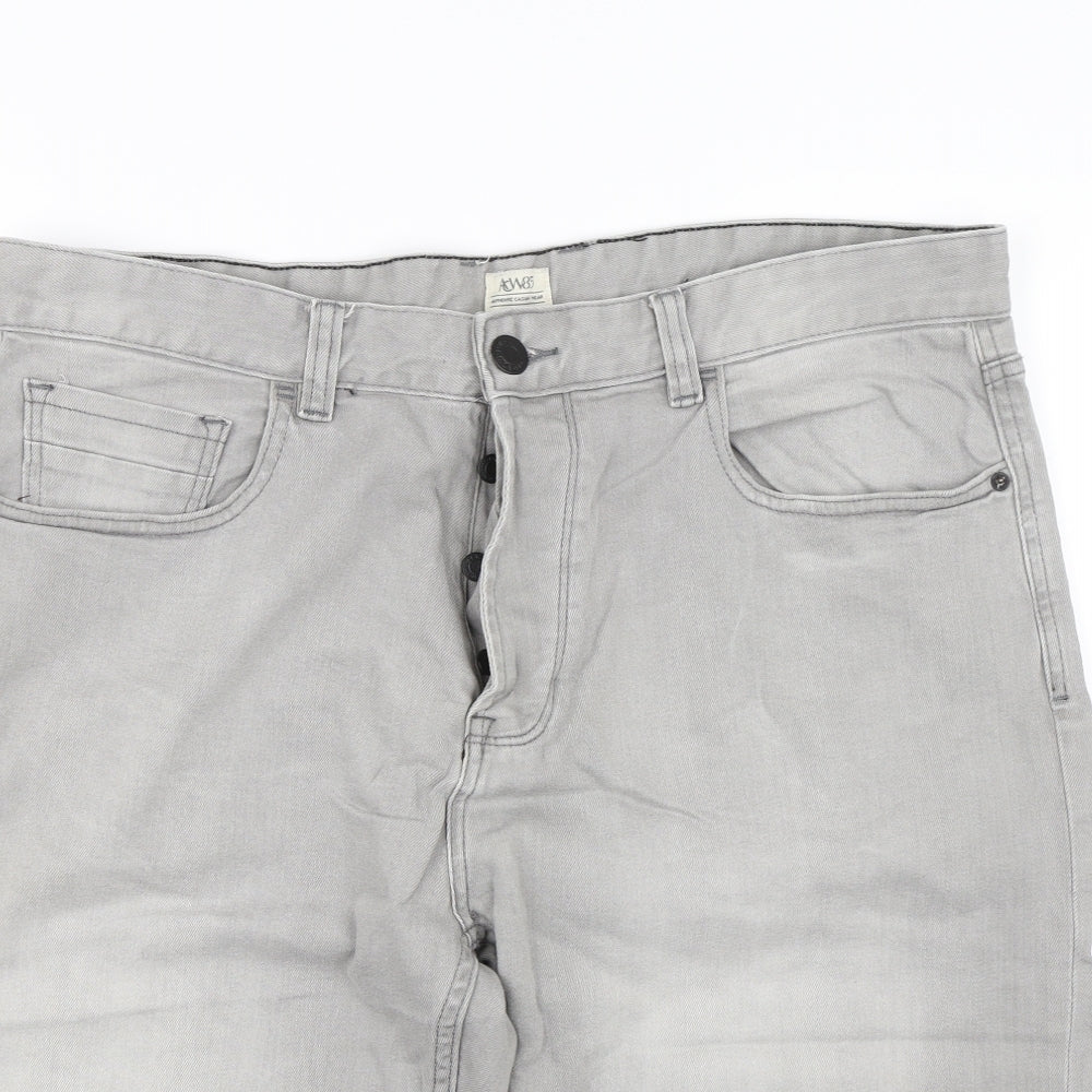 ACW85 Mens Grey   Bermuda Shorts Size 38