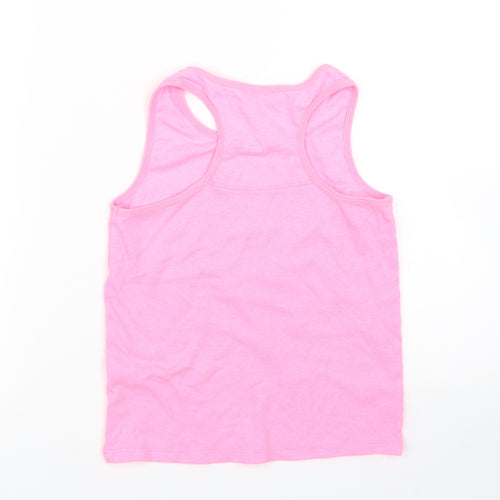 Matalan Girls Pink   Basic Tank Size 10 Years