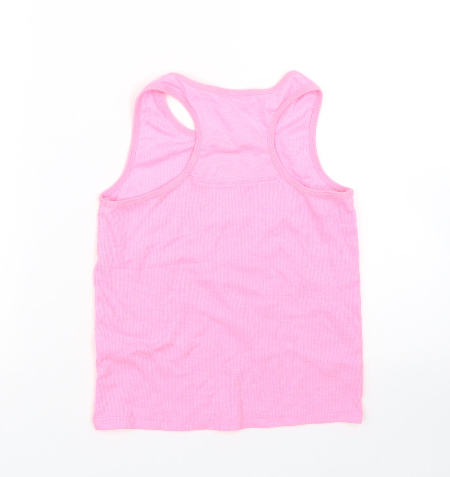 Matalan Girls Pink   Basic Tank Size 10 Years