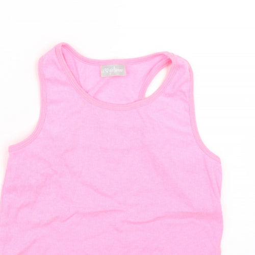 Matalan Girls Pink   Basic Tank Size 10 Years