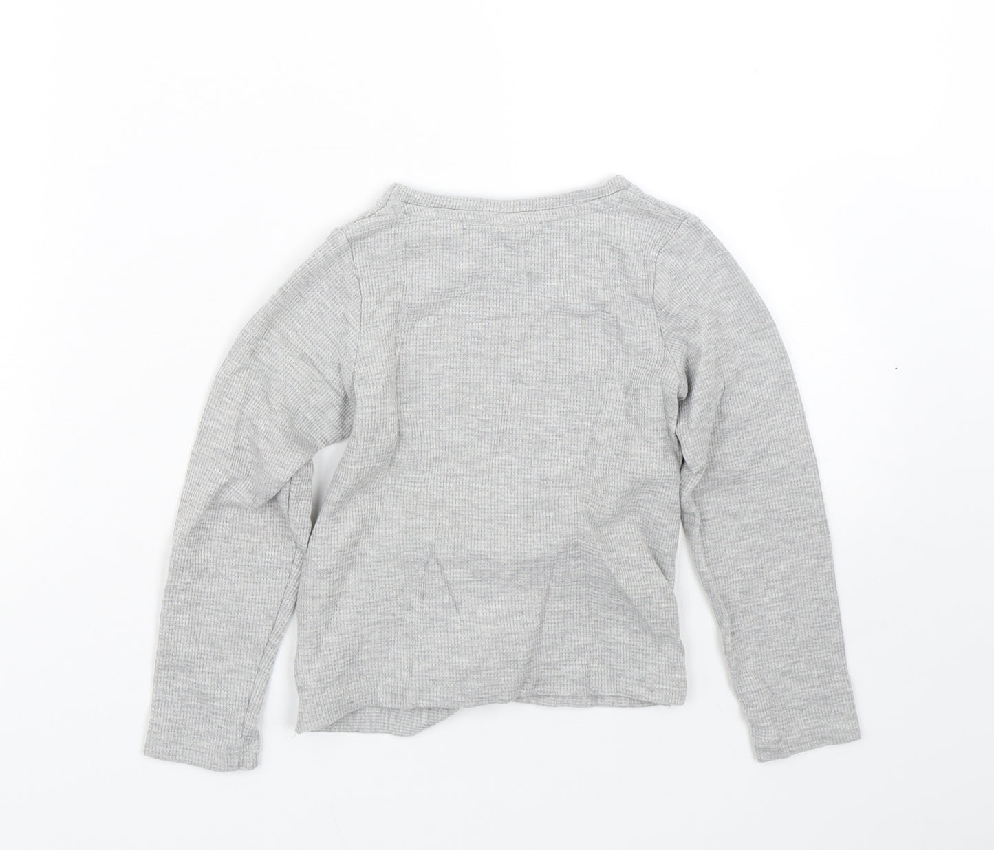 TU Girls Grey   Basic T-Shirt Size 7 Years