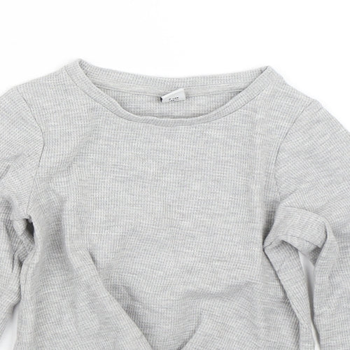 TU Girls Grey   Basic T-Shirt Size 7 Years