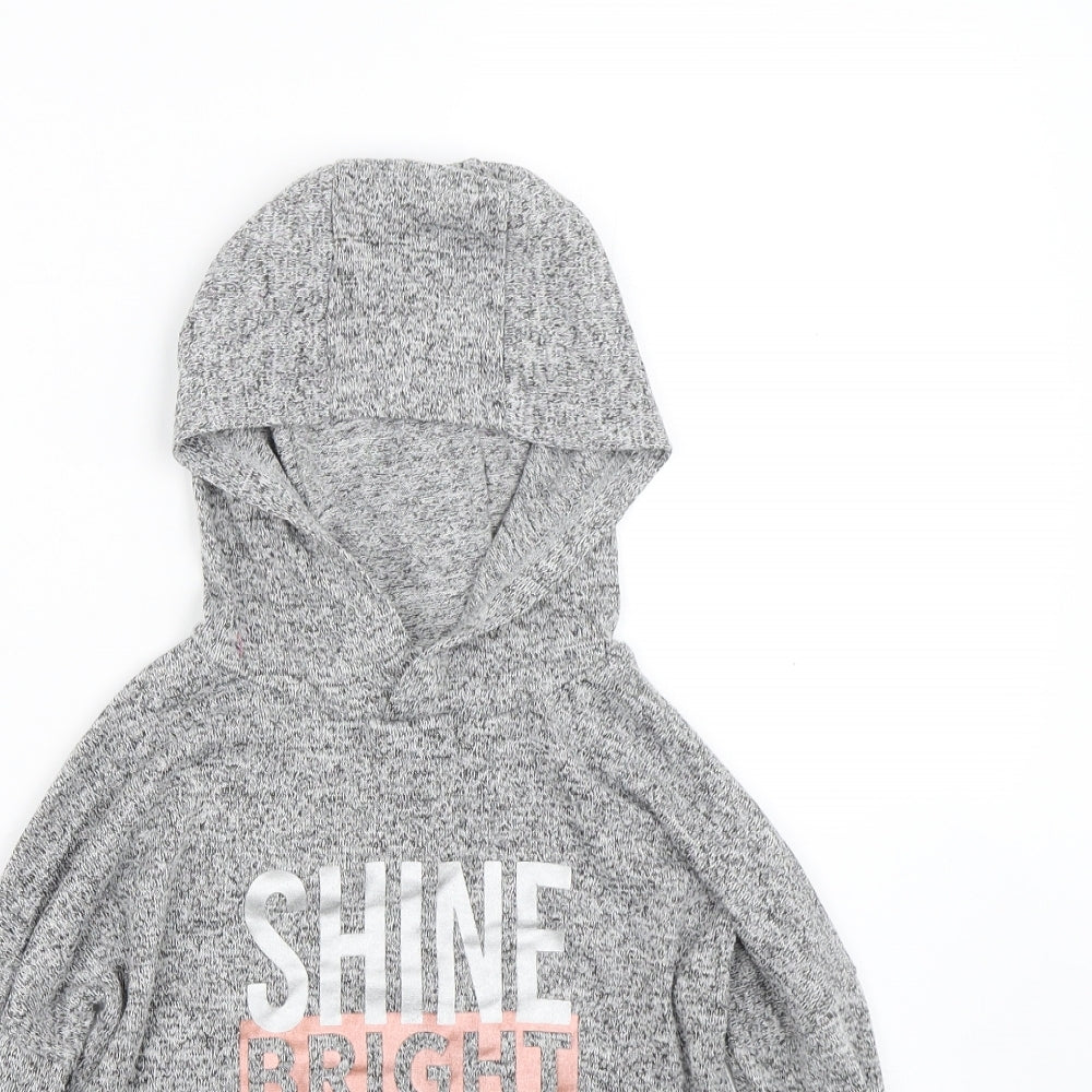 TU Girls Grey   Pullover Hoodie Size 6 Years