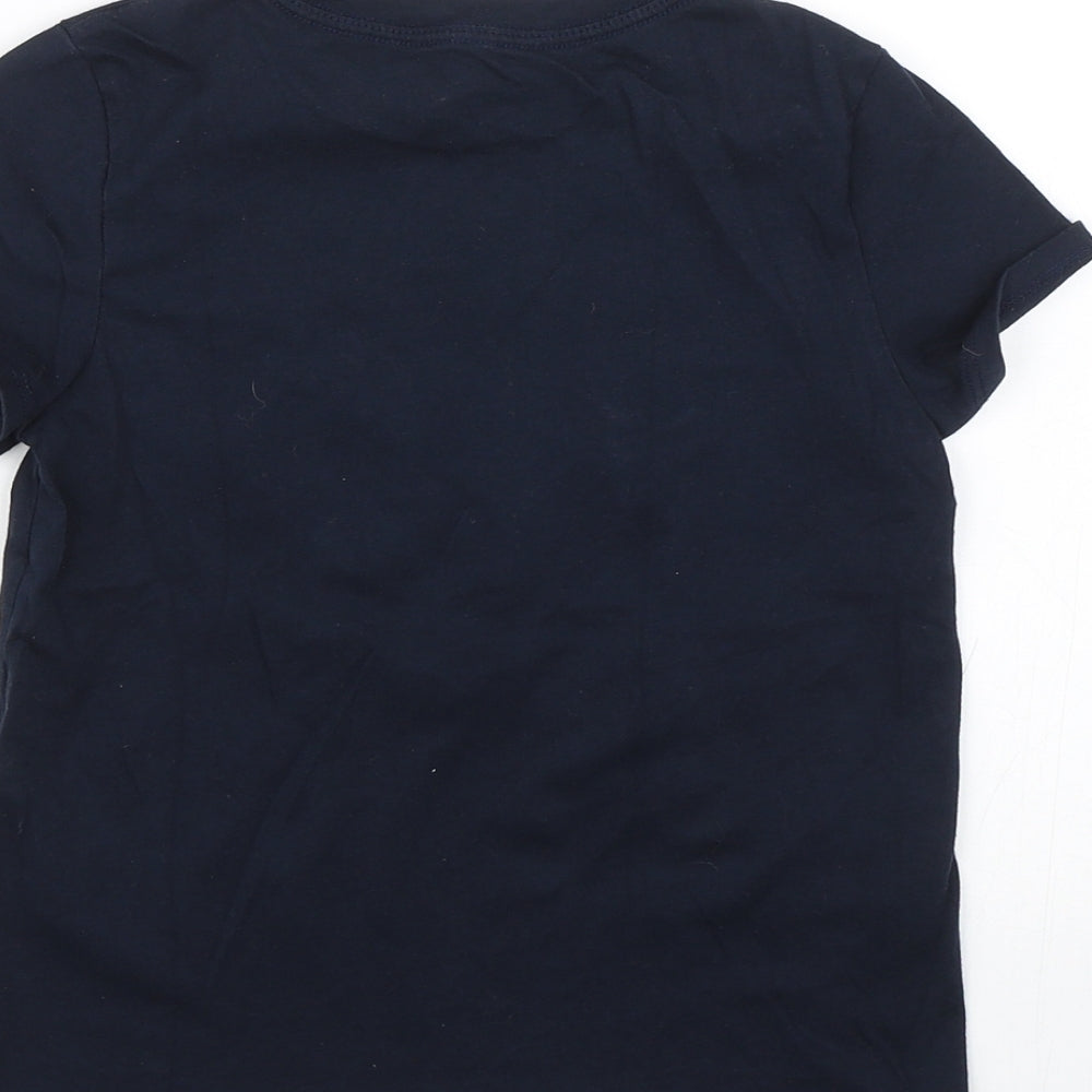 Abercrombie & Fitch Girls Blue   Basic T-Shirt Size 5-6 Years