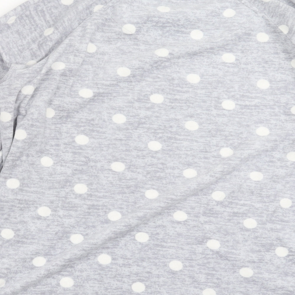 Primark Womens Grey Polka Dot  Top Pyjama Pants Size 12