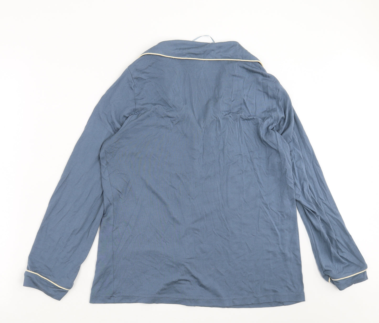Primark Womens Blue Solid  Top Pyjama Top Size 12