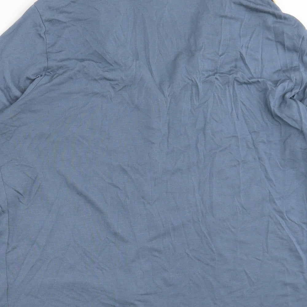 Primark Womens Blue Solid  Top Pyjama Top Size 12