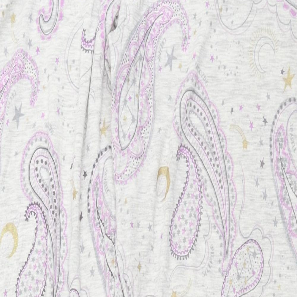 George Womens Grey Paisley   Pyjama Pants Size 12