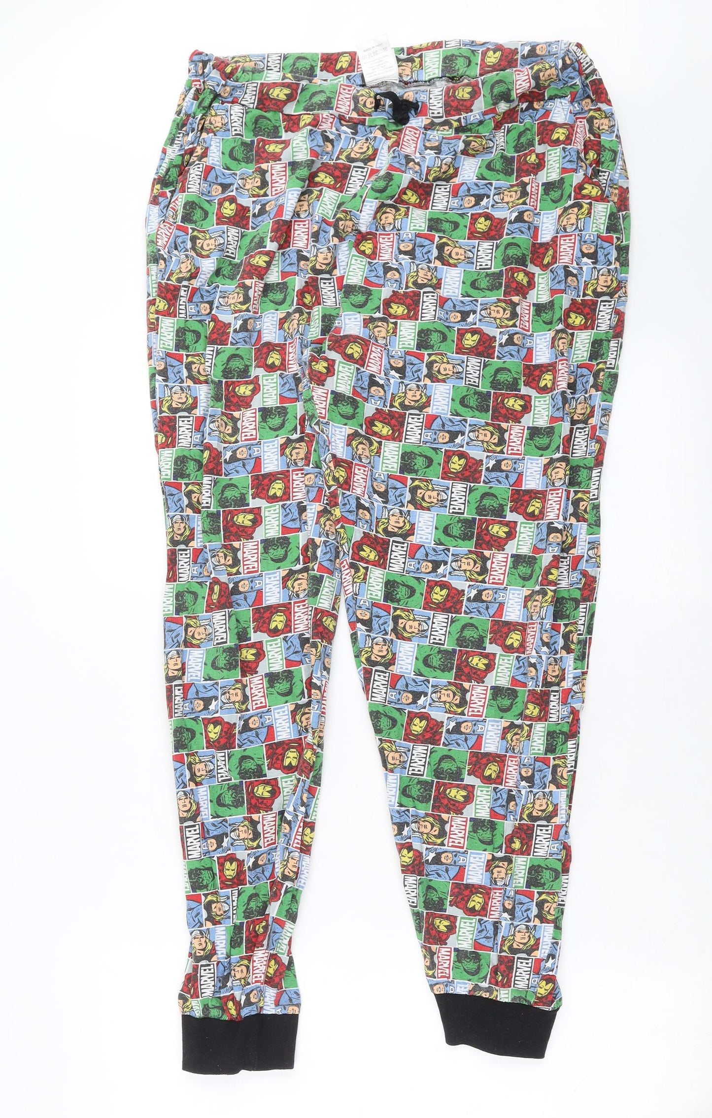 Marvel Mens Multicoloured    Pyjama Pants Size L  - The Avengers