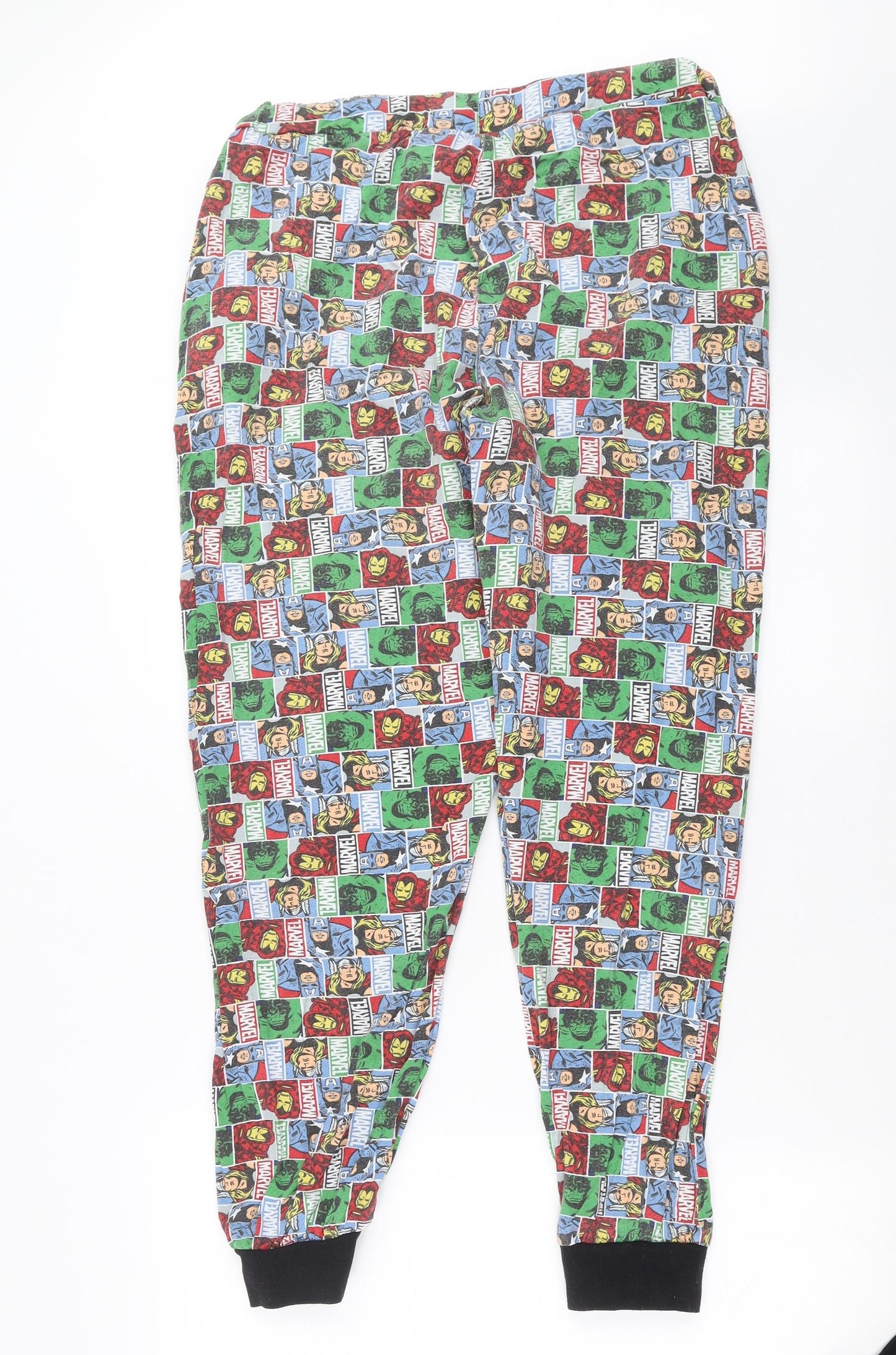 Marvel Mens Multicoloured    Pyjama Pants Size L  - The Avengers