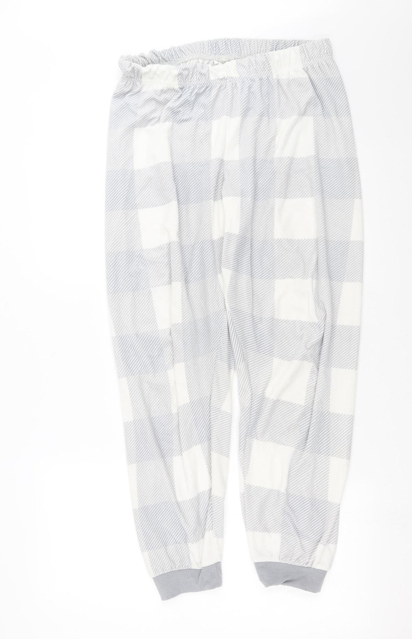 Primark Womens Grey Check   Pyjama Pants Size M