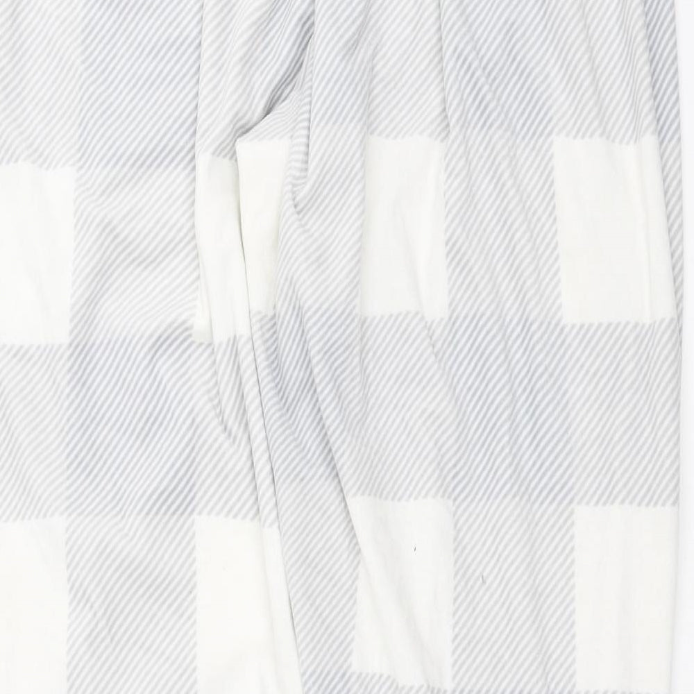 Primark Womens Grey Check   Pyjama Pants Size M