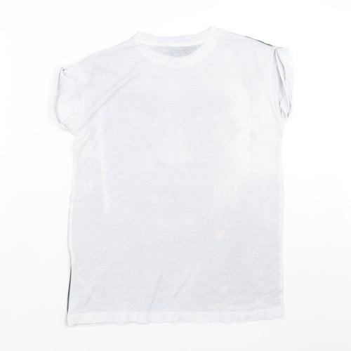 Primark Womens White   Basic T-Shirt Size 10  - harry potter