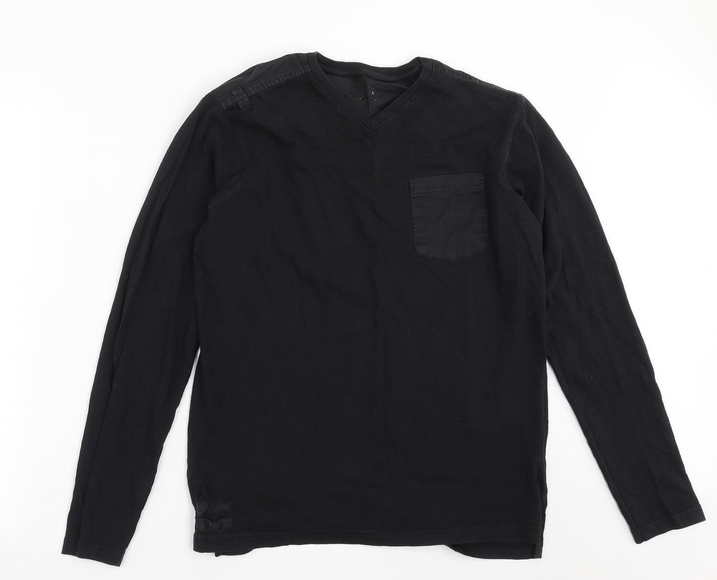 Preworn Mens Black    T-Shirt Size M