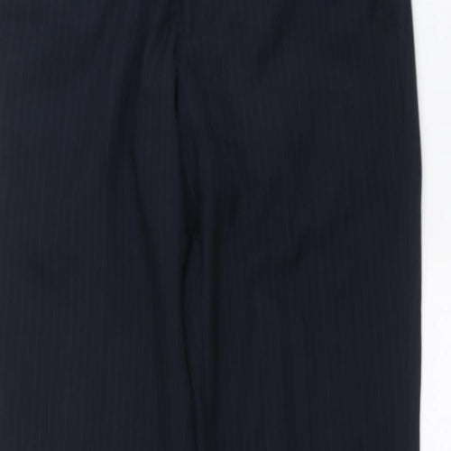 B&W Mens Blue Striped  Trousers  Size 30 in L31 in