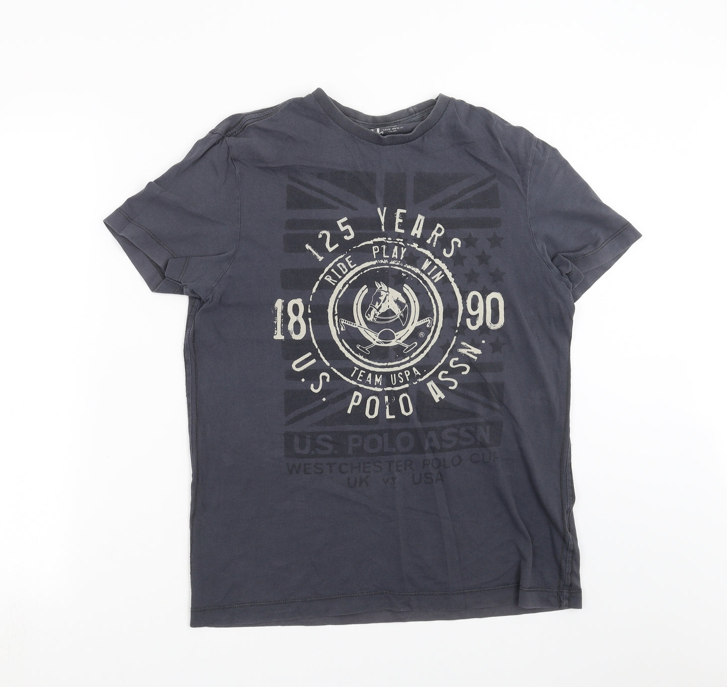 Primark Mens Blue    T-Shirt Size M  - Polo