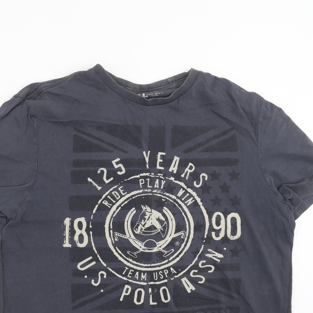 Primark Mens Blue    T-Shirt Size M  - Polo