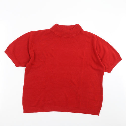 Berketex Womens Red  Knit Pullover Jumper Size 20