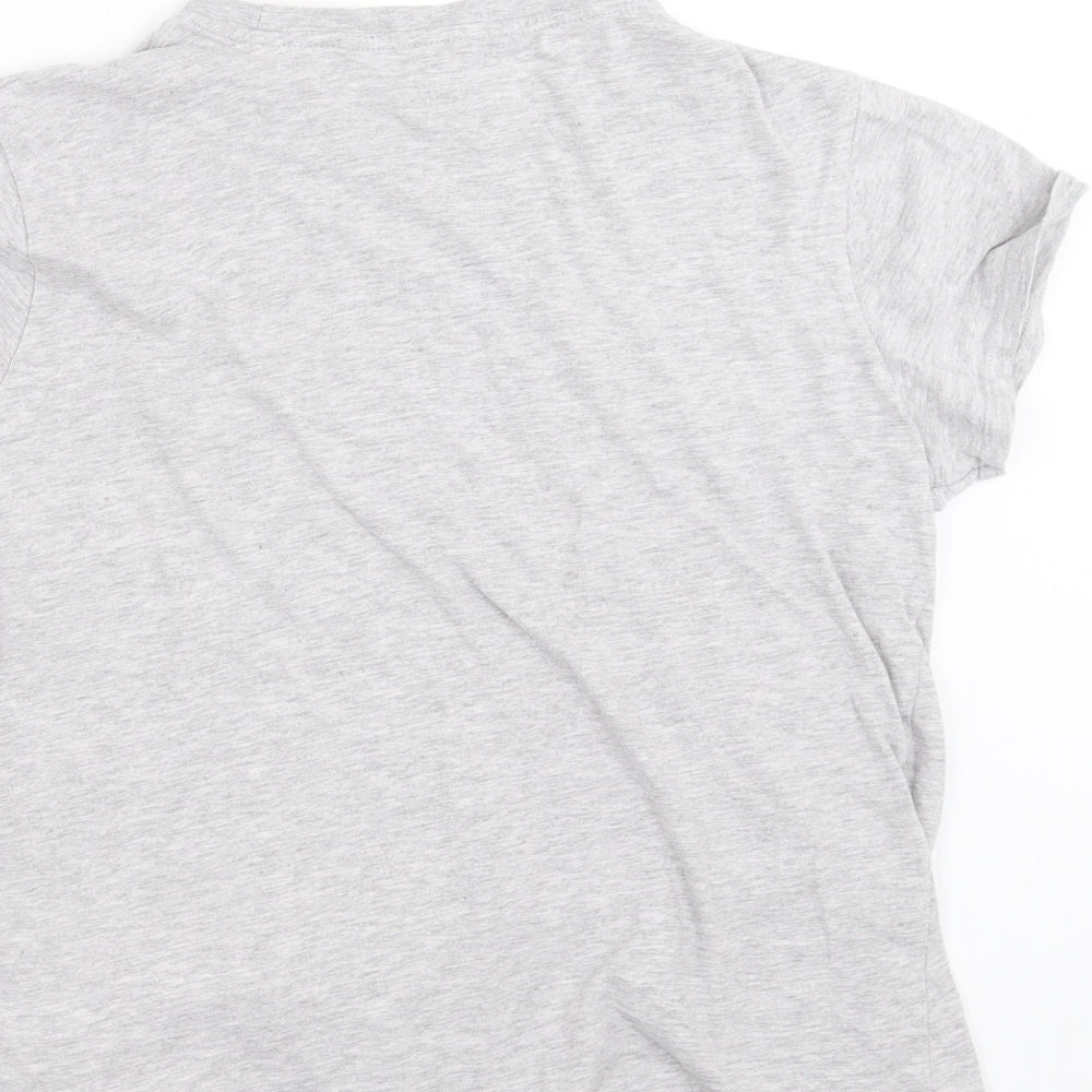 Primark Womens Grey   Basic T-Shirt Size M  - women empowering women