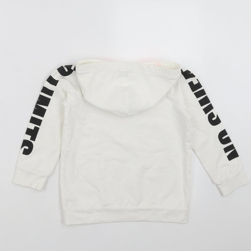 Outfit Kids Girls White   Pullover Hoodie Size 5 Years