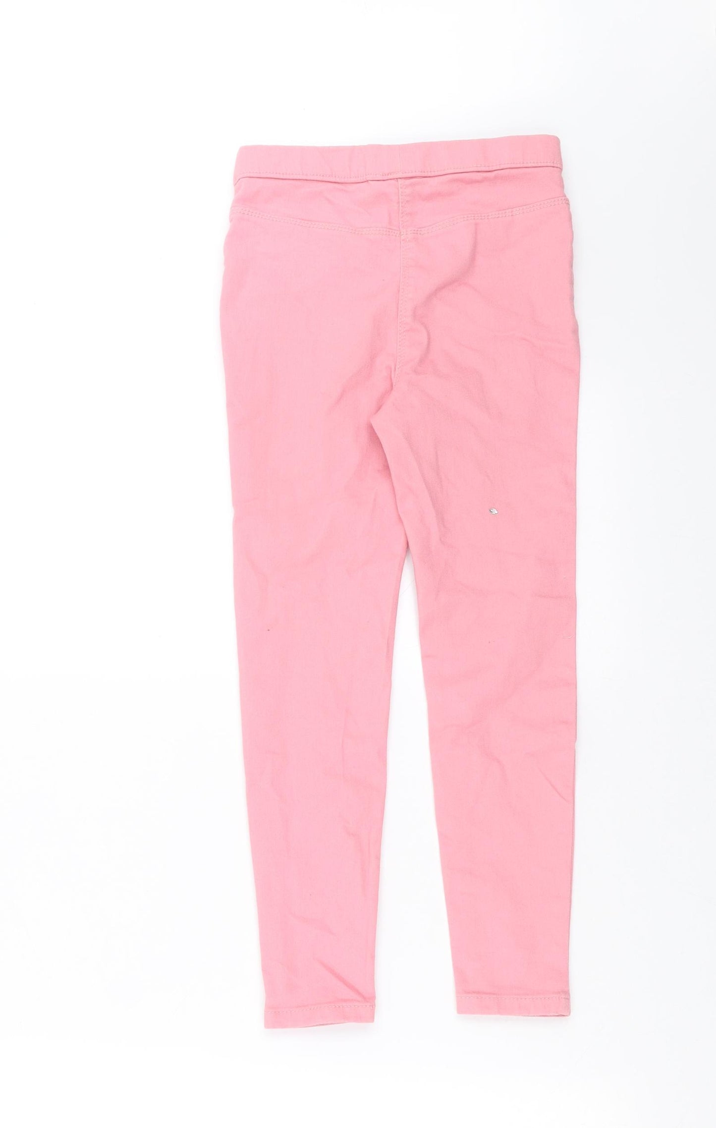 George Girls Pink  Denim Skinny Jeans Size 7-8 Years