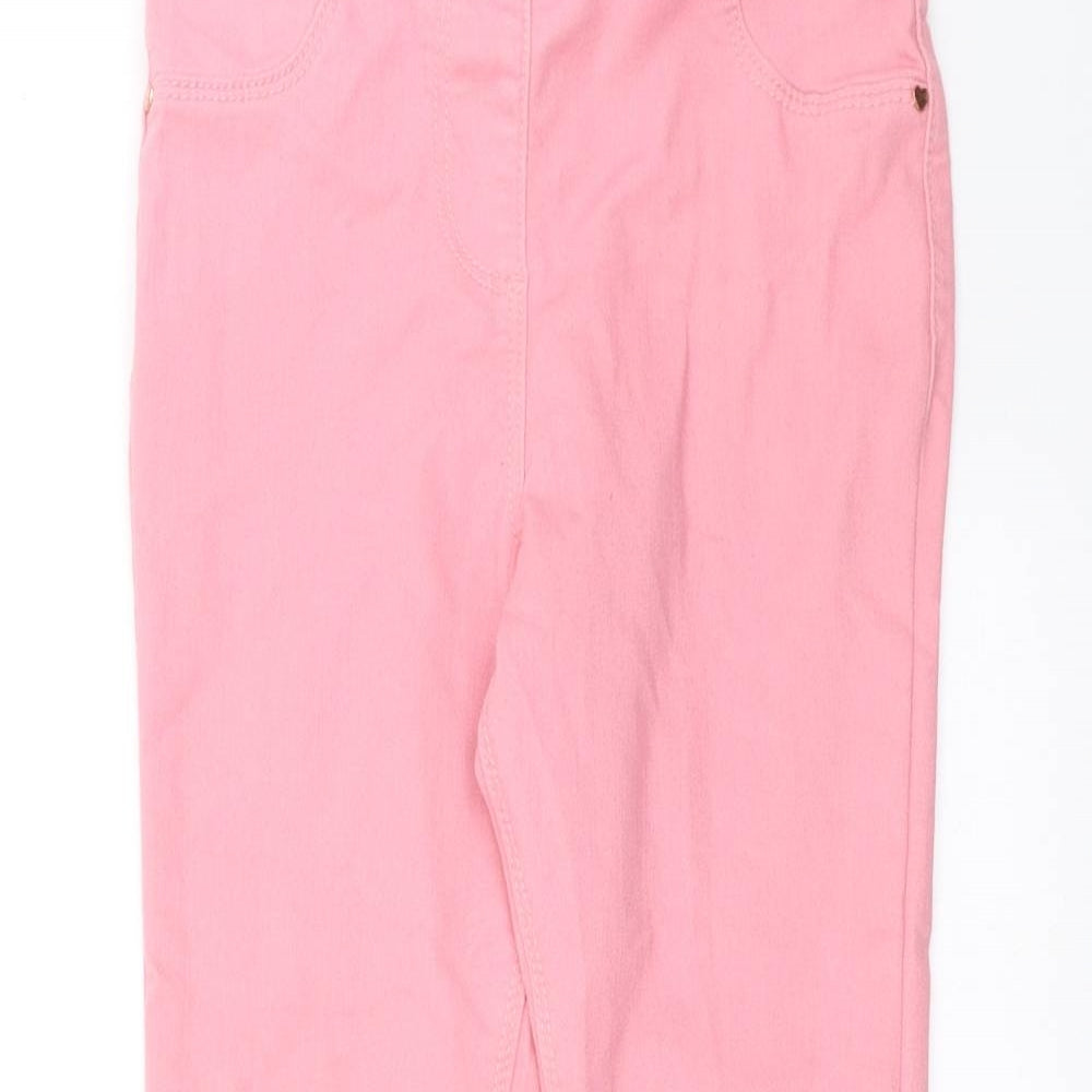 George Girls Pink  Denim Skinny Jeans Size 7-8 Years