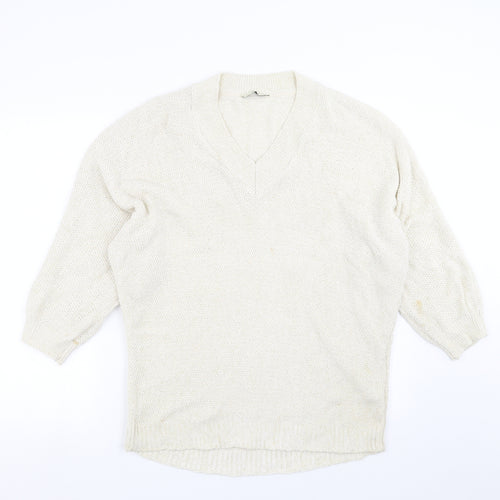George Womens Beige  Knit Pullover Jumper Size 16